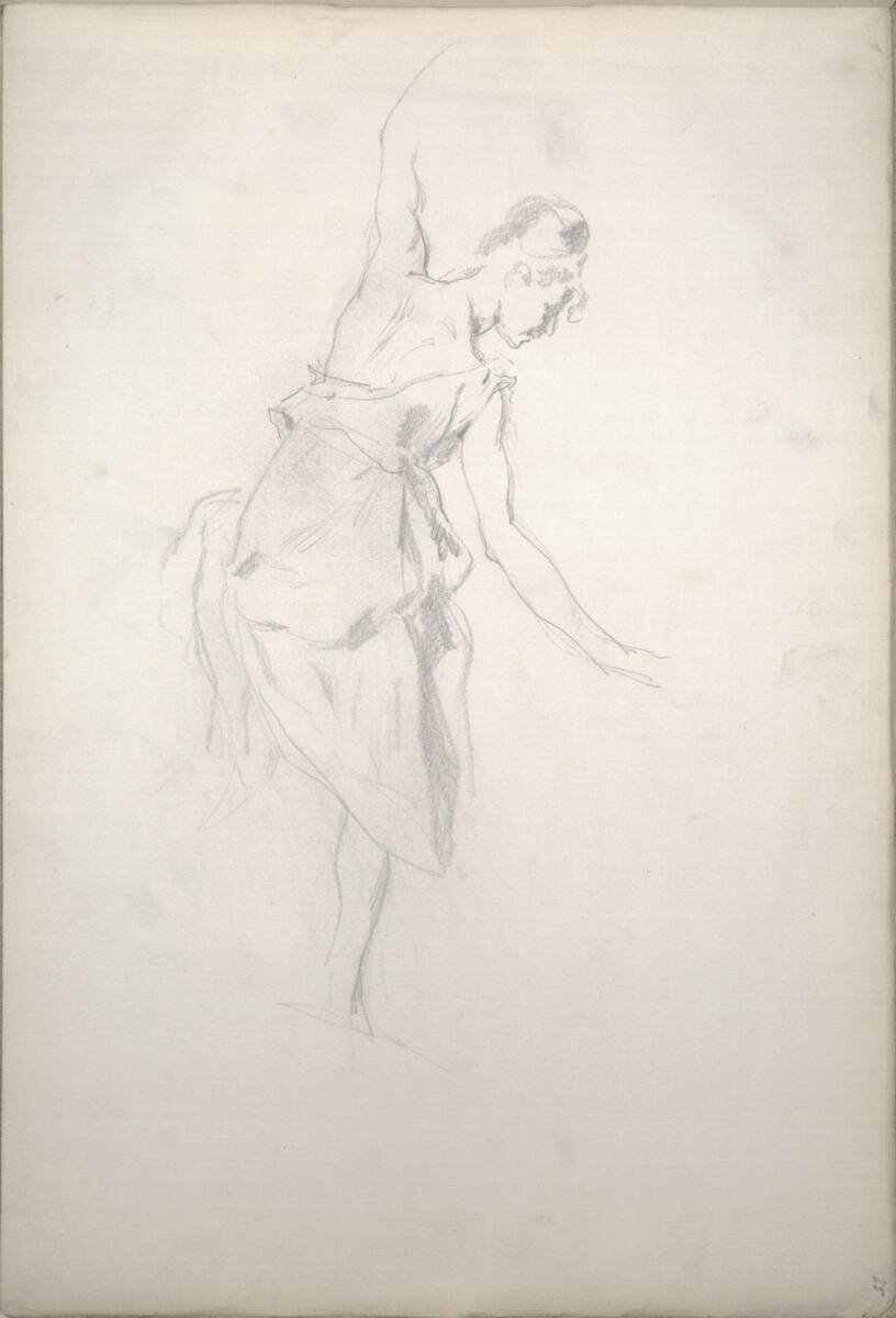 Figurenstudie mit ausgebreiteten Armen, Hans Canon