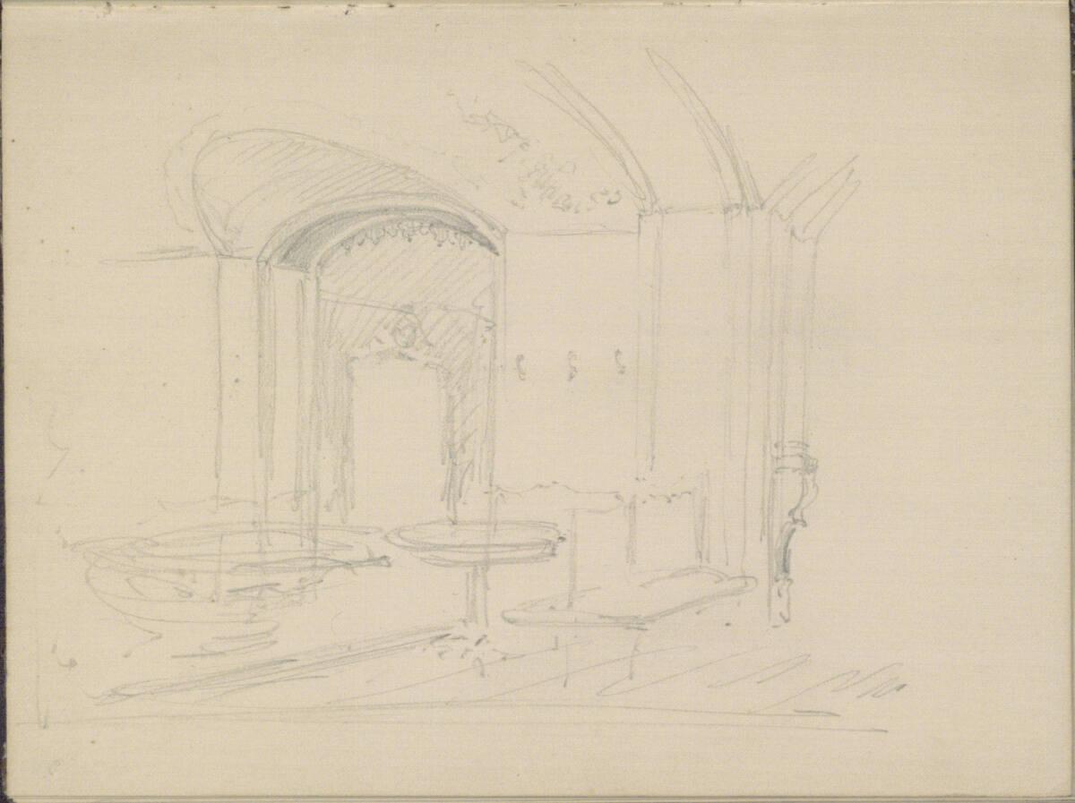 Josef Danhauser, Barockarchitektur, Inv. Nr.: 26431/28