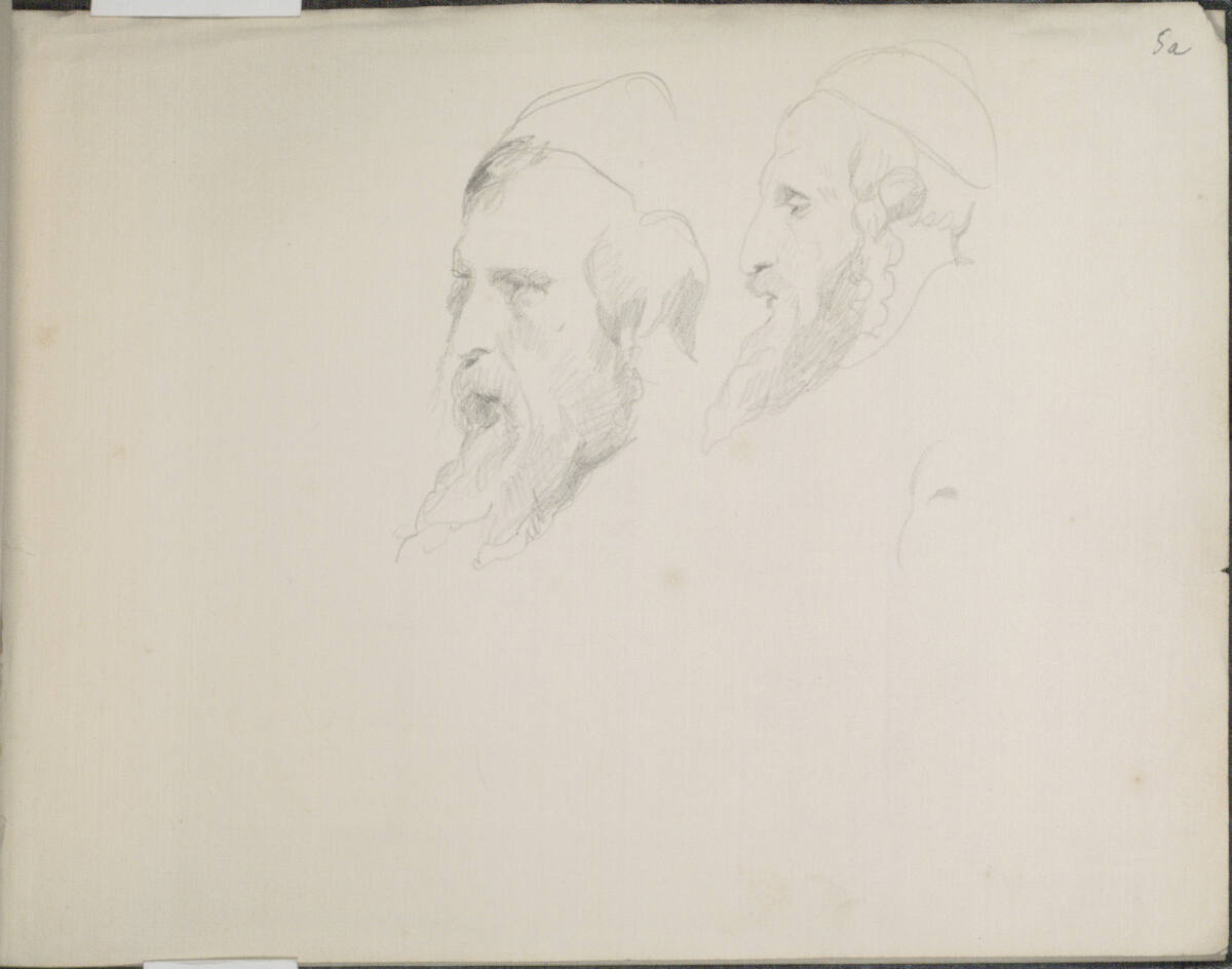 Skizzen zweier Rabbiner, Josef Danhauser