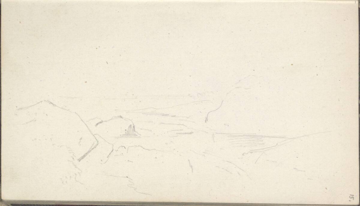 Friedrich Gauermann, Landschaftsstudie, Inv. Nr.: 25668/15