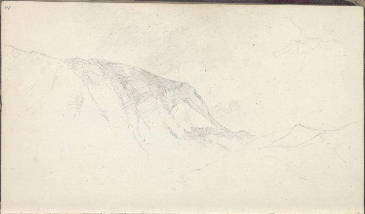 Friedrich Gauermann, Landschaftsstudie, Inv. Nr.: 25668/2