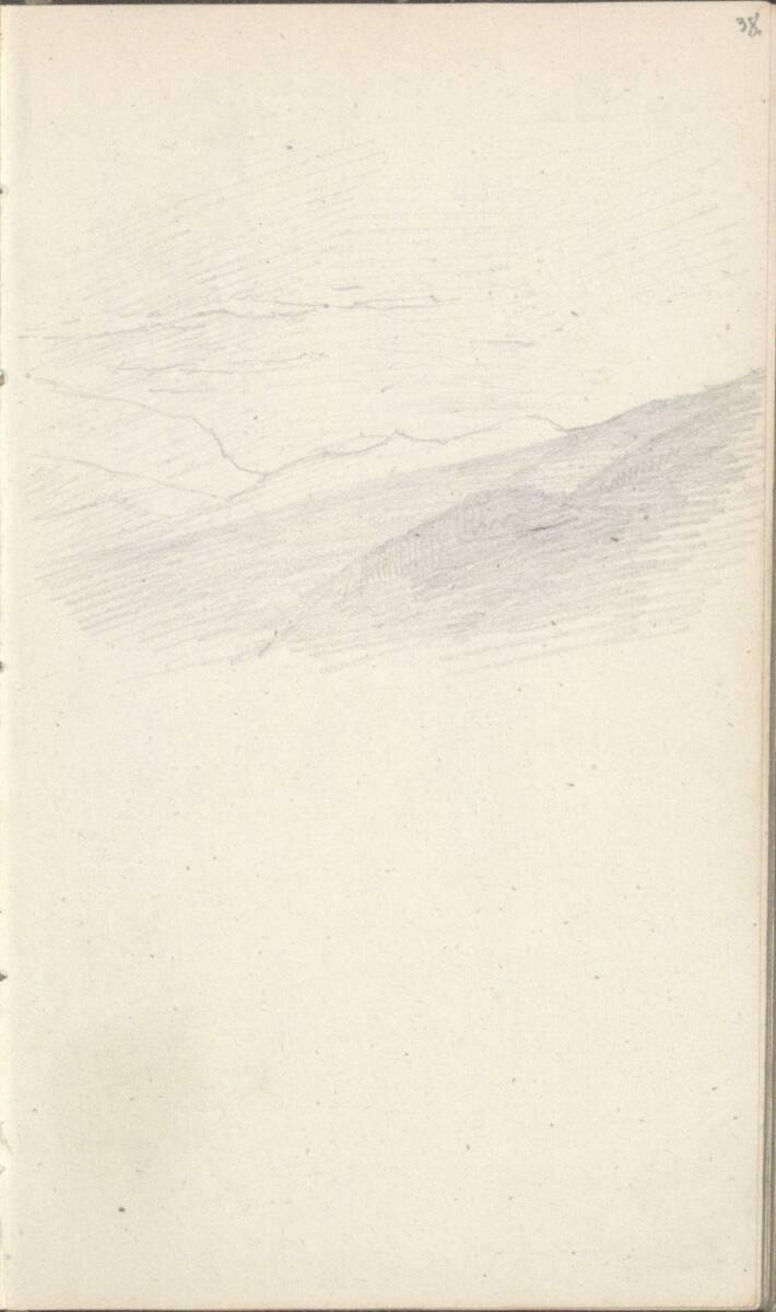 Friedrich Gauermann, Landschaftsstudie, Inv. Nr.: 25668/38