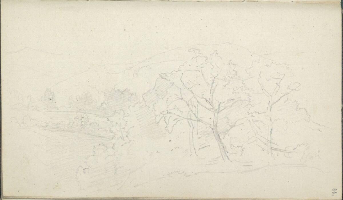 Friedrich Gauermann, Landschaftsstudie, Inv. Nr.: 25668/60