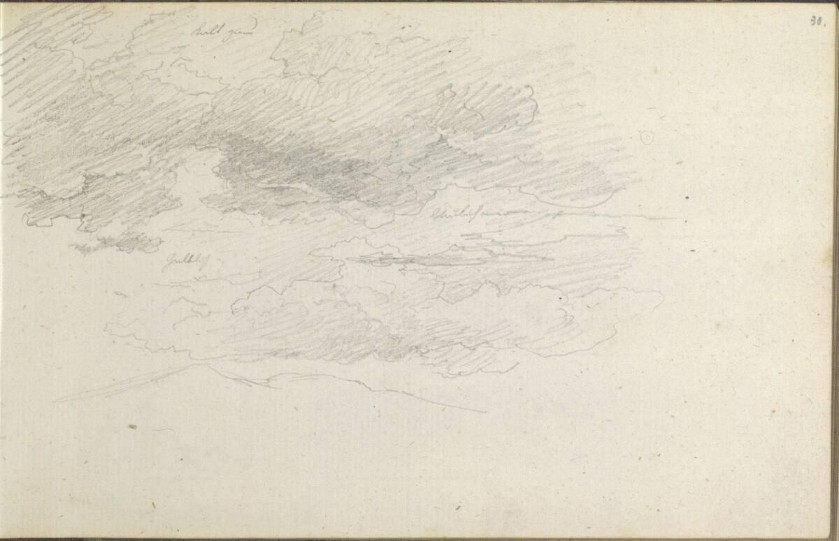 Friedrich Gauermann, Landschaft, Inv. Nr.: 25670/30r