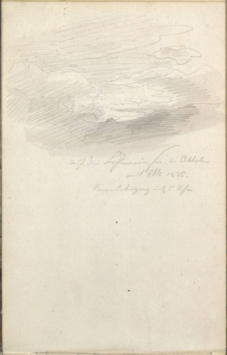 Friedrich Gauermann, Landschaft, Inv. Nr.: 25670/46v