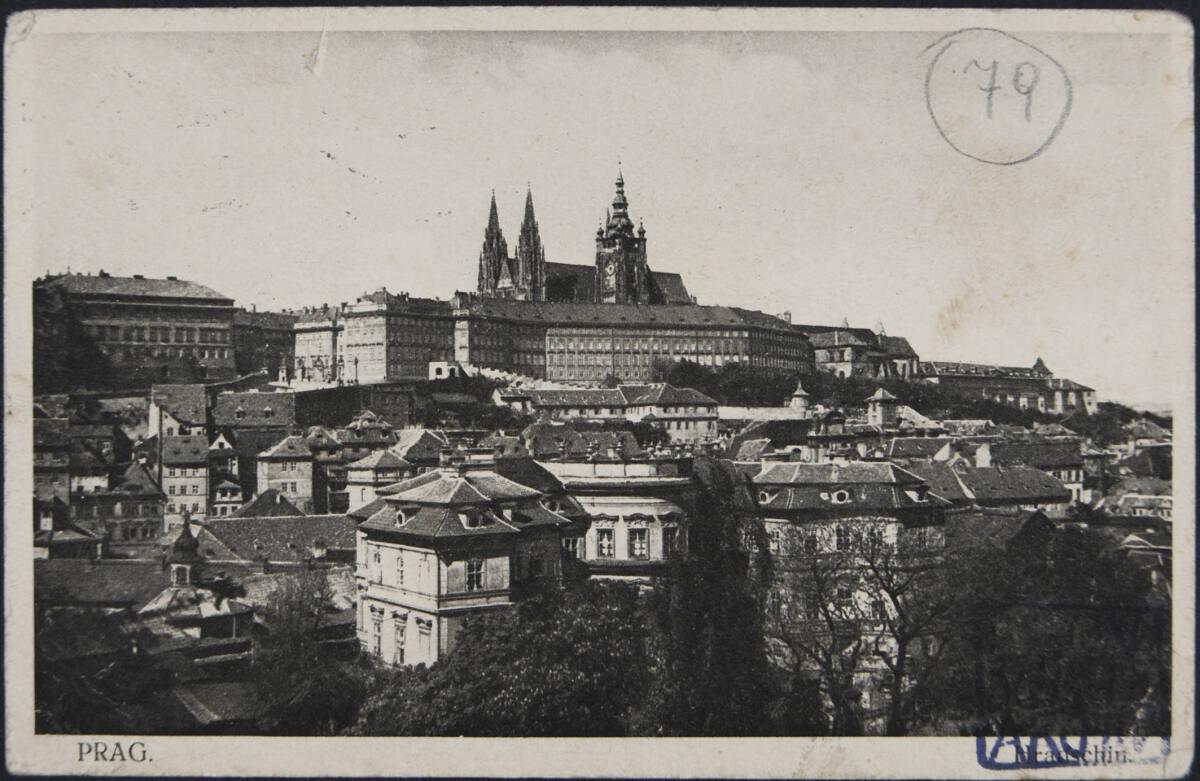 Ansichtskarte von Egon Schiele an Johannes Fischer um den 26. Juni 1915, Inv. Nr.: ESA79r