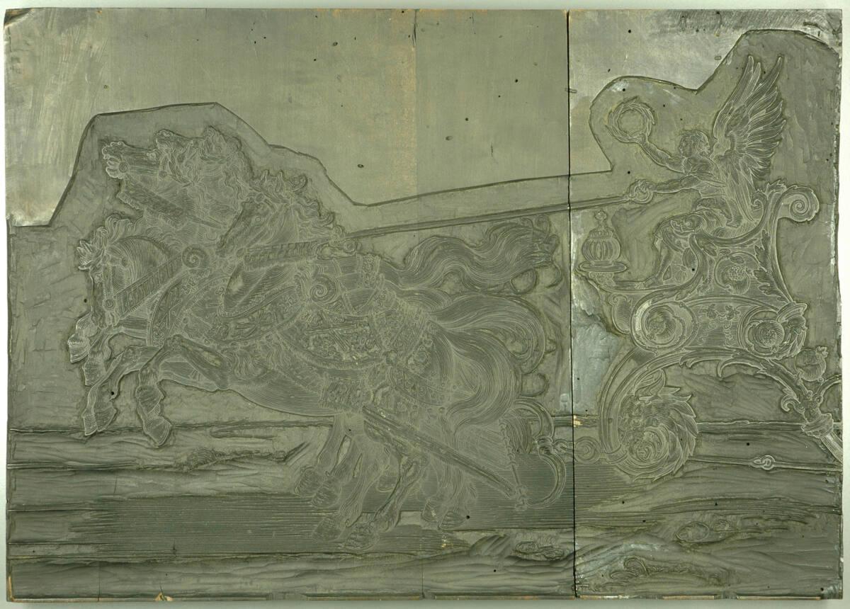 Albrecht Dürer, Triumphzug Kaiser Maximilians I.: Burgundische Heirat: Kaiser Maximilians Heira…