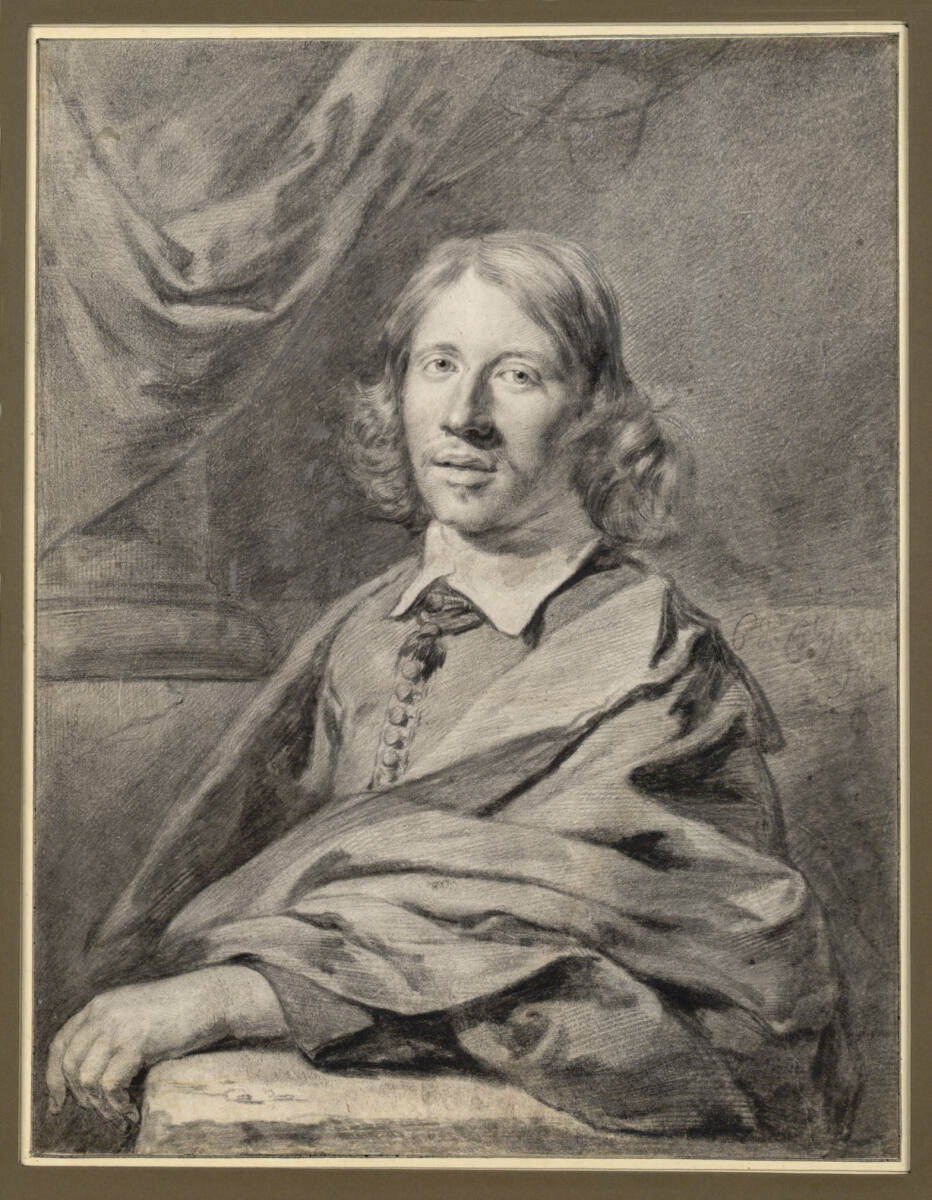 Selbstporträt, halbfigurig, Cornelis Visscher