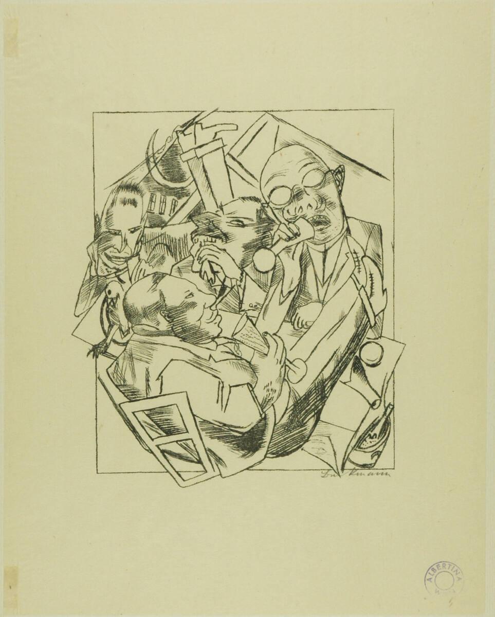 Max Beckmann, Trinklied, Inv. Nr.: DG2005/10822/2