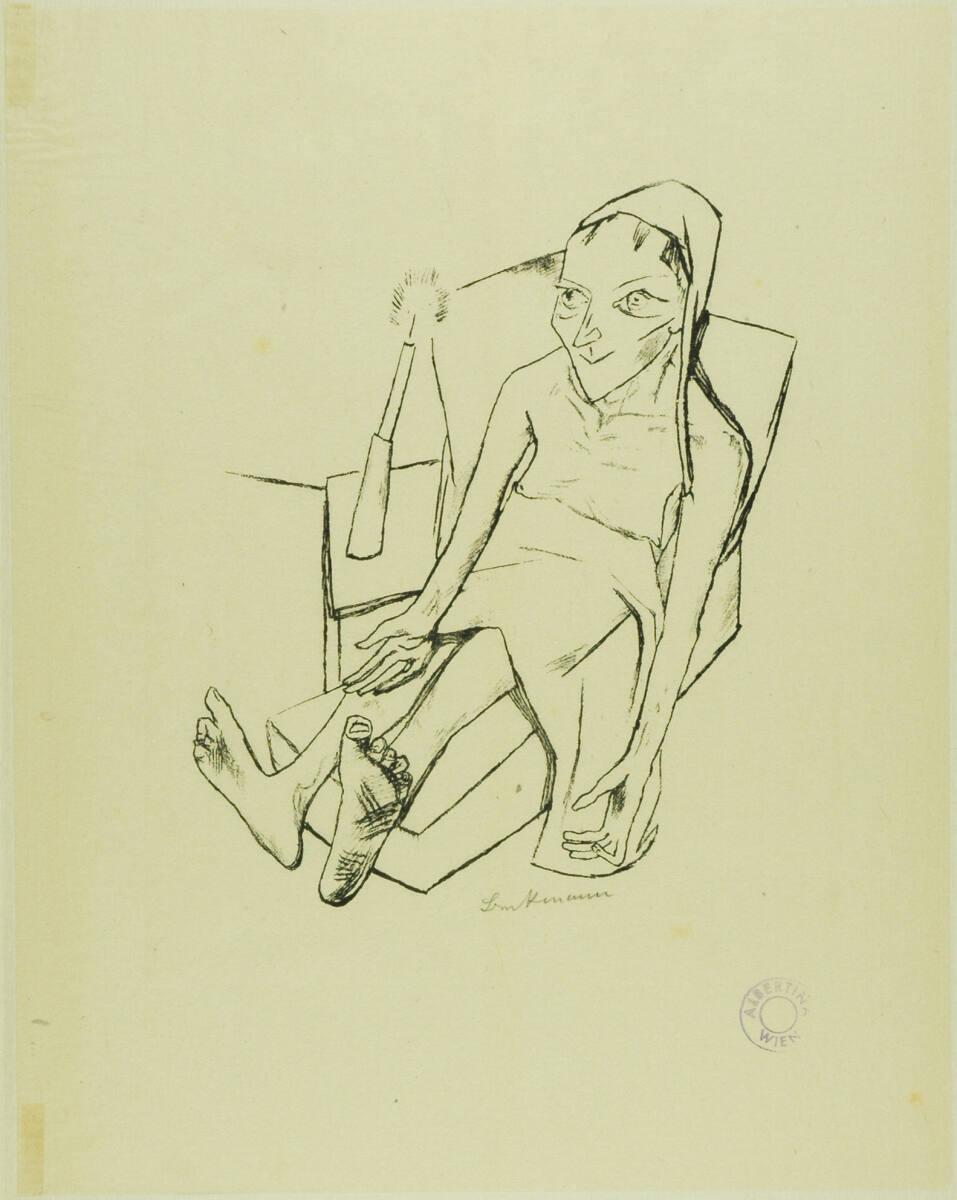 Max Beckmann, Die Kranke, Inv. Nr.: DG2005/10822/7