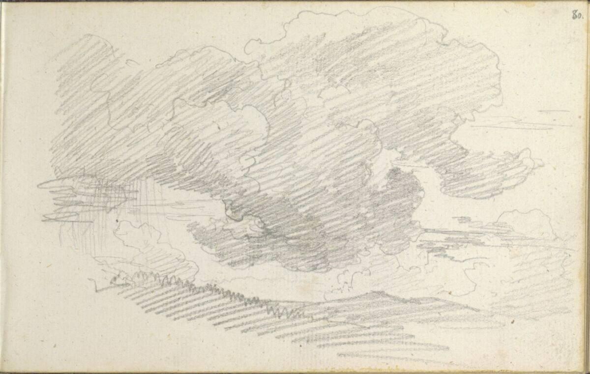 Friedrich Gauermann, Landschaft, Inv. Nr.: 25670/80r