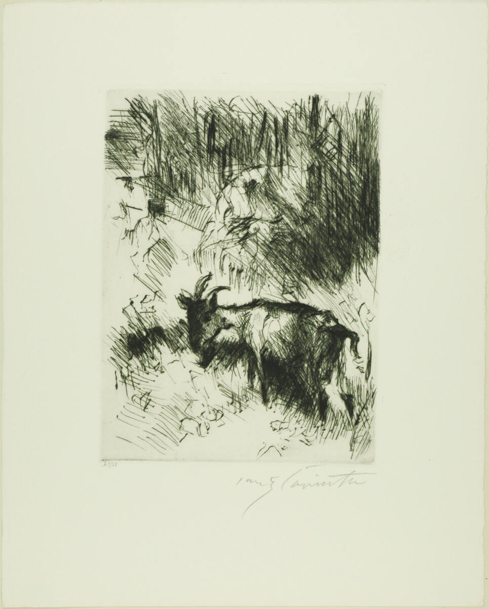Am Walchensee; Der Ziegenbock, GurlittPresse, 1920