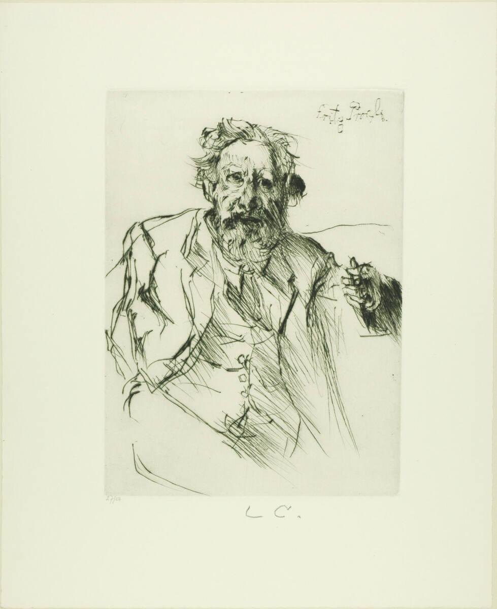Lovis Corinth, Am Walchensee; Bildnis Fritz Proels, Inv. Nr.: DG2005/10825/8
