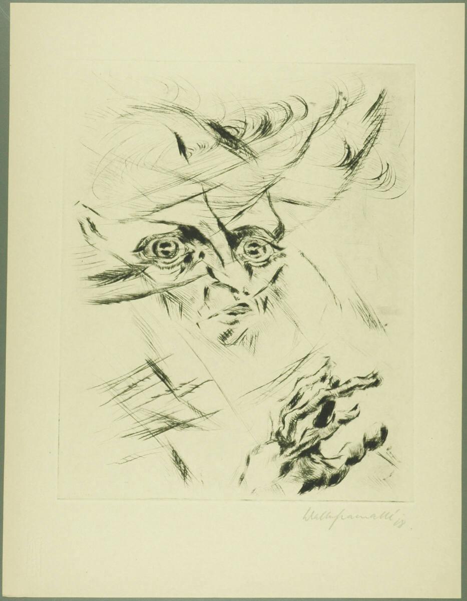 Walter Gramatté, Die große Angst, Inv. Nr.: DG2005/10829/14