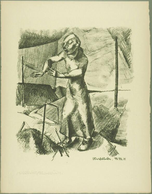 Niklaus Stoecklin, Die Blinde, Inv. Nr.: DG2005/10829/29