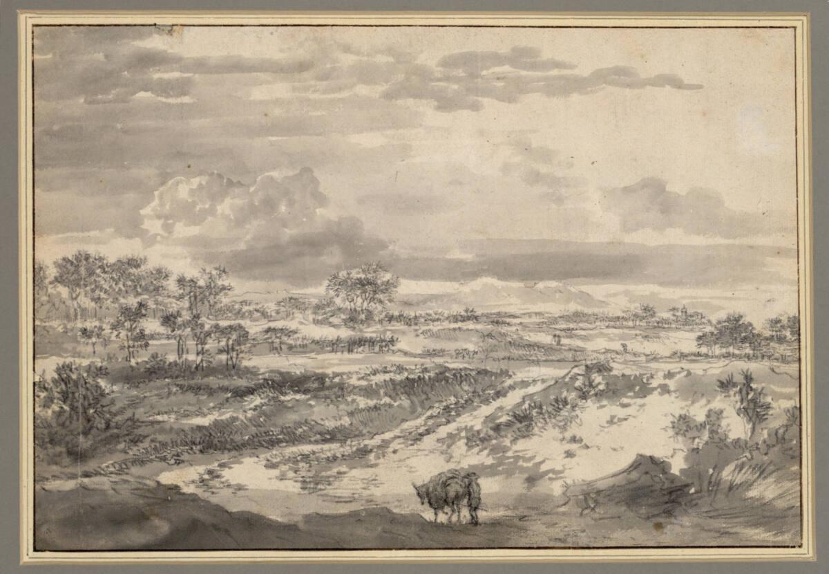Adriaen van der Cabel, Weite Landschaft mit Maultiertreiber, Inv. Nr.: 9998