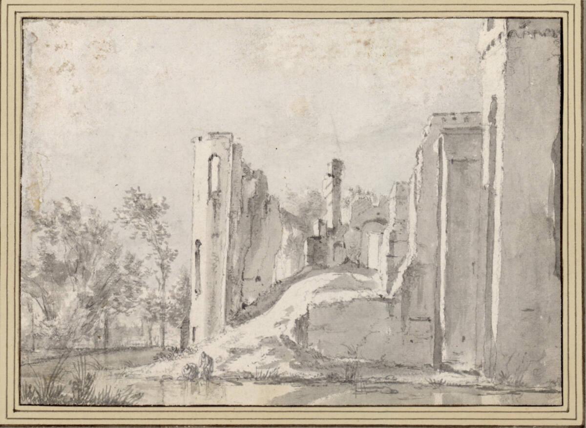 Job Andriesz. Berckheyde, Ruine des Wasserschlosses Egmond, Inv. Nr.: 10056