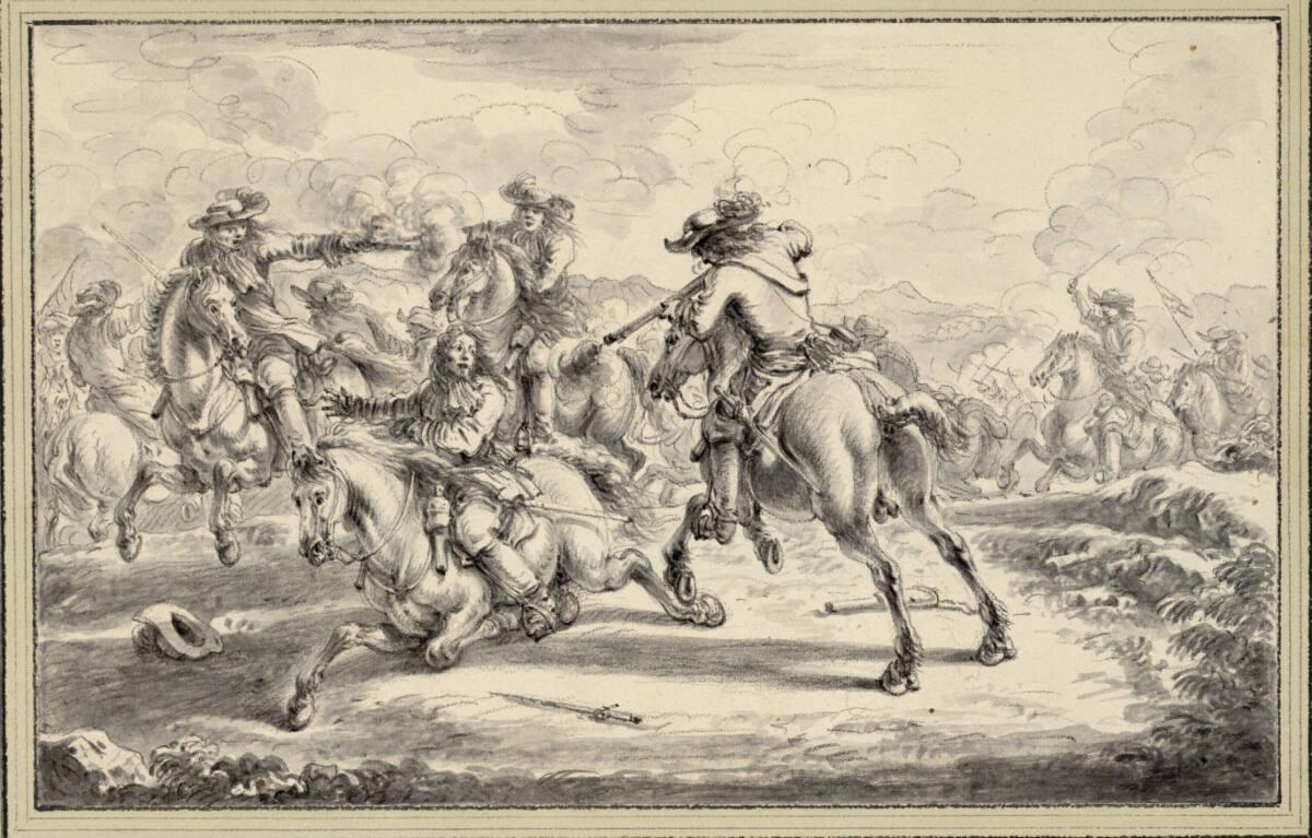 Adam Frans van der Meulen, Reitergefecht, Inv. Nr.: 10089