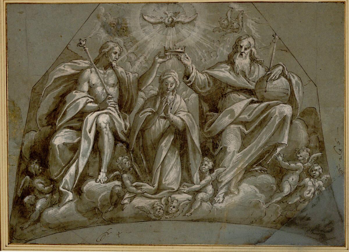 Giovanni Mauro della Rovere, gen. il Fiamminghino, Krönung Mariä, Inv. Nr.: 666