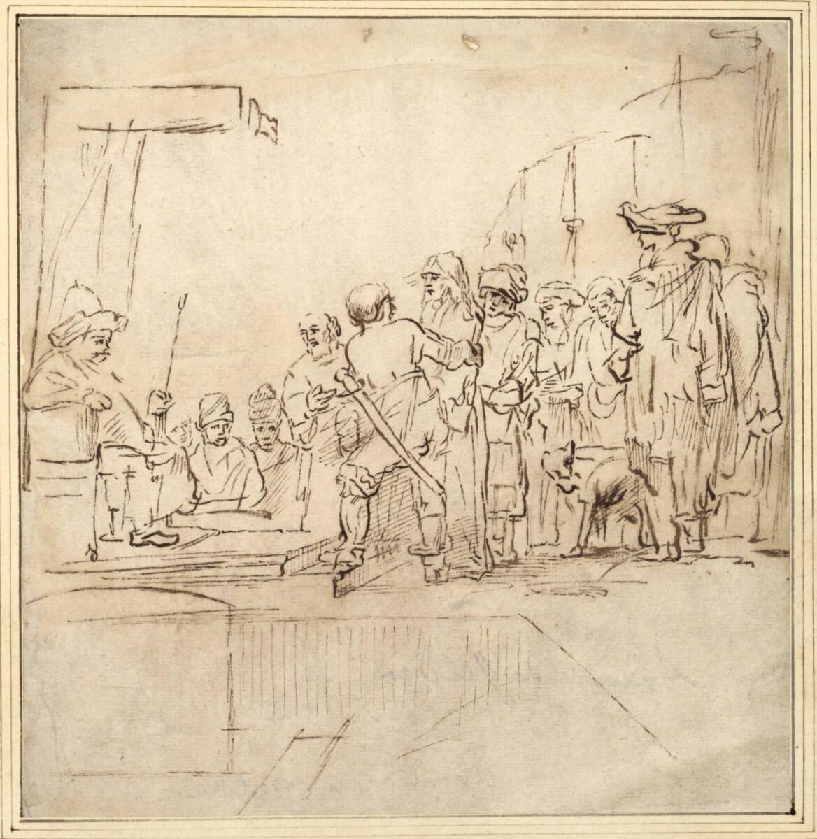 Christus vor Kaiphas, Inv. Nr.: 10205