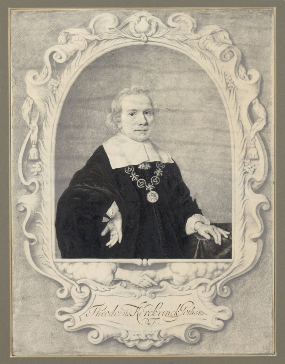 Theodor Kerckrinck (halbfiguriges Porträt in rundbogiger Kartusche), JohanThopas