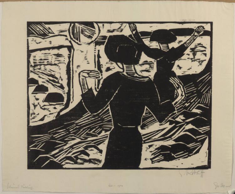Karl Schmidt-Rottluff, Die Sonne (Neumann - Mappe Blatt 3), Inv. Nr.: DG1924/660