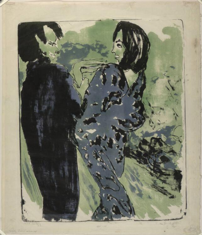 Emil Nolde, Junges Paar, Inv. Nr.: DG1920/156