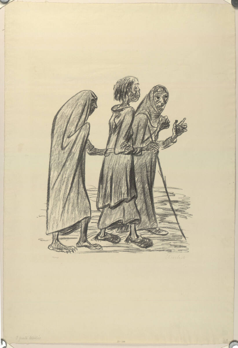 Drei graue Weiber, Ernst Barlach