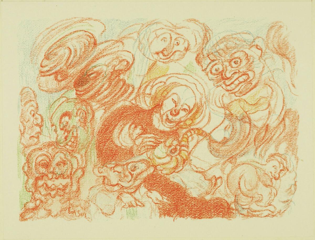 James Ensor, Scènes de la vie du Christ; La Sainte Famille, Inv. Nr.: DG1989/369/6