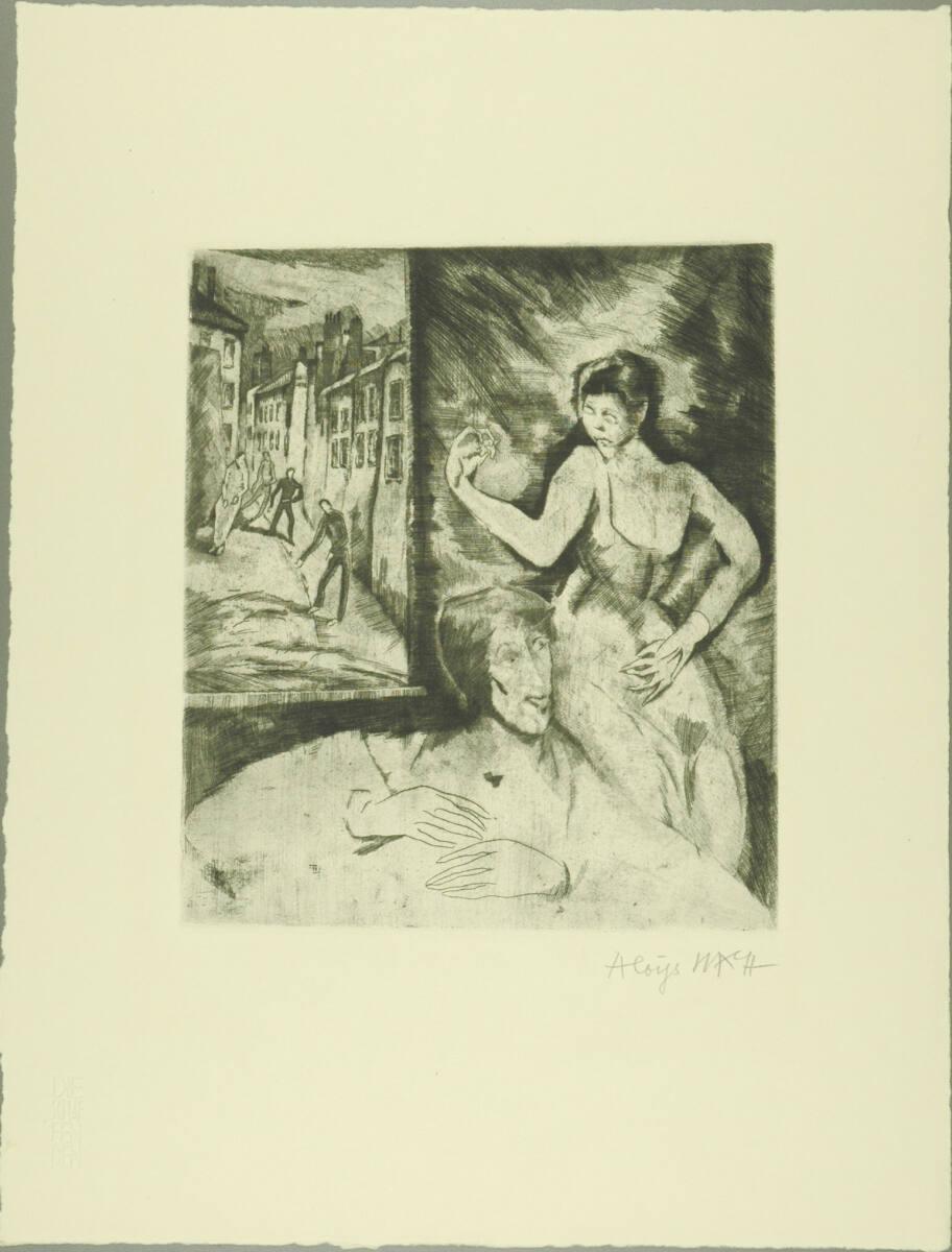 Aloys Wach, Blick auf Straße, Inv. Nr.: DG2005/10830/10