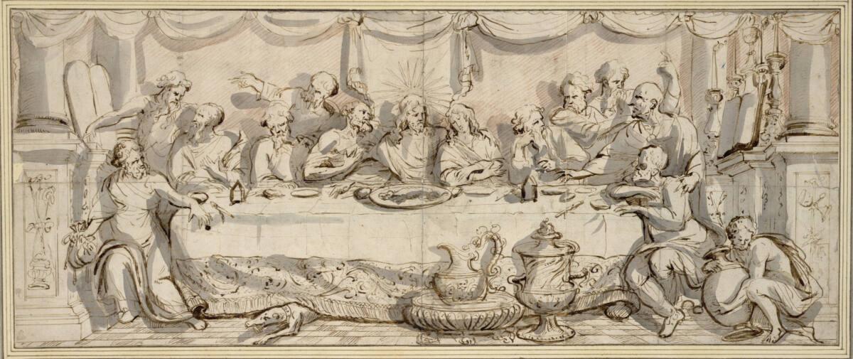 Paul van Somer , Das letzte Abendmahl, Inv. Nr.: 10371