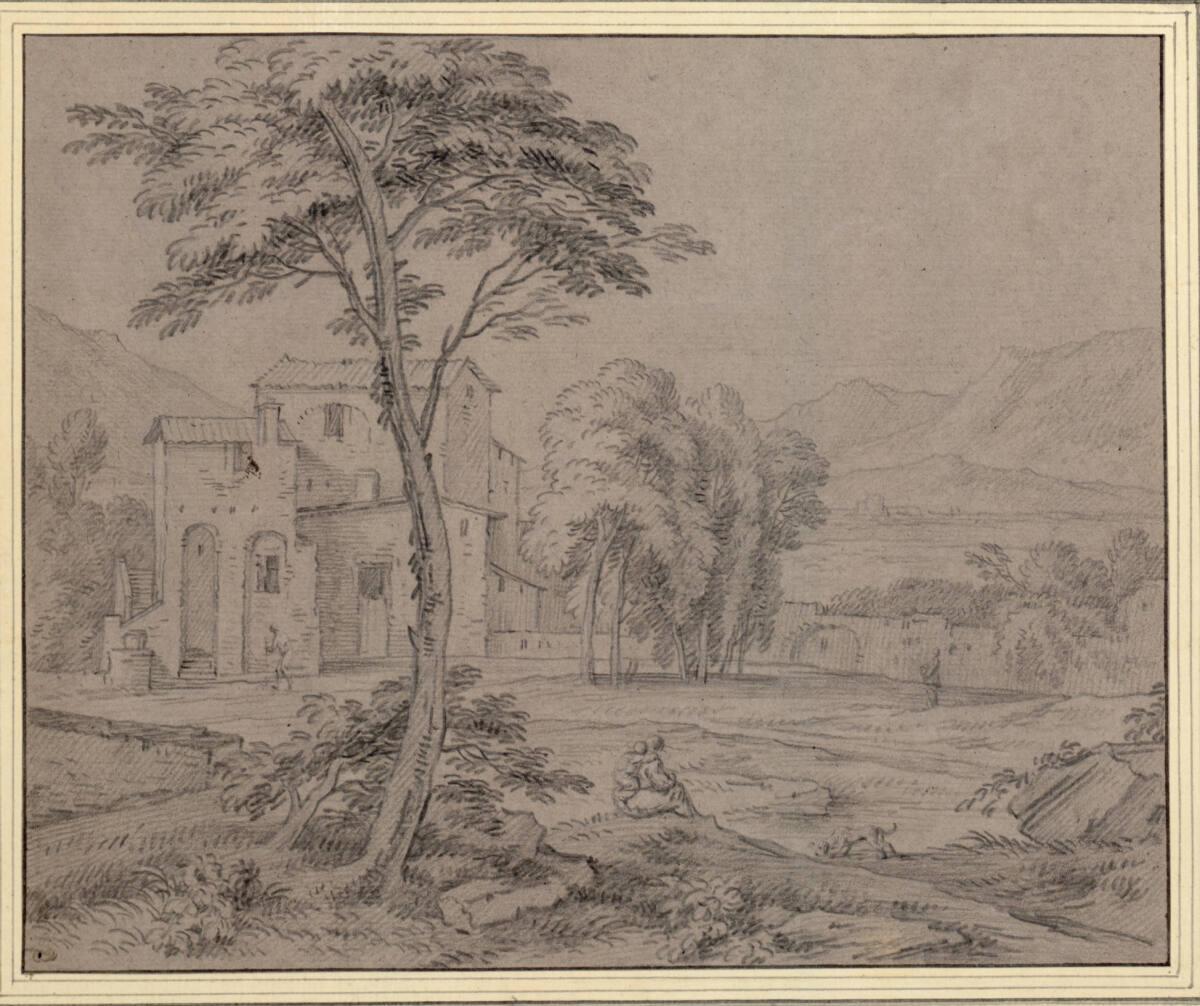 Frans Boudewyns, Italienische Landschaft mit Haus und Garten, Inv. Nr.: 10432