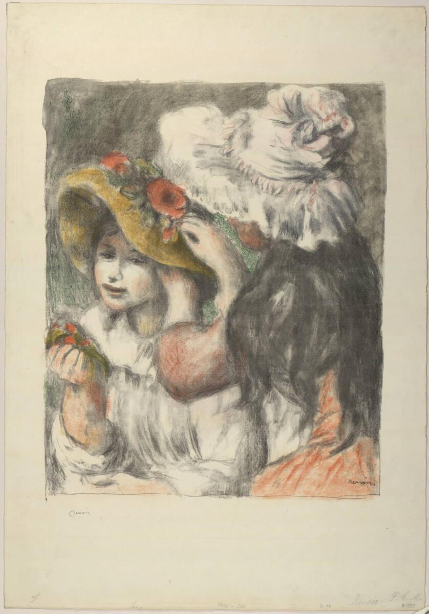 Pierre-Auguste Renoir, Das Hutanstecken, Inv. Nr.: DG1912/210