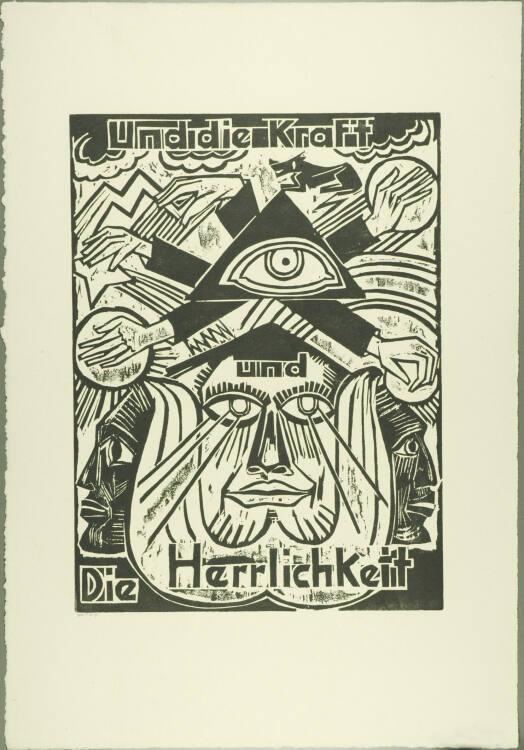 Max Pechstein, Das Vater Unser XI - Und die Kraft und die Herrlichkeit, Inv. Nr.: DG2005/10849/…
