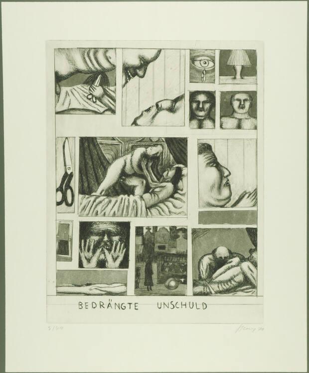 Wolfgang Herzig, Bedrängte Unschuld, Inv. Nr.: DG2005/10837/17