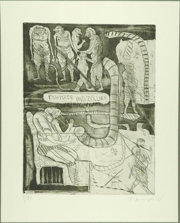 Franz Ringel, Pharisäer und Zöllner, Inv. Nr.: DG2005/10837/7