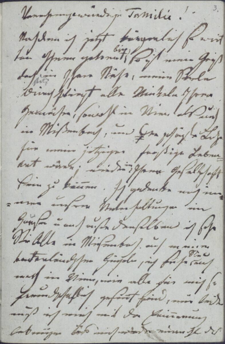 Carl Gauermann, Briefentwurf, Inv. Nr.: 25669/3r