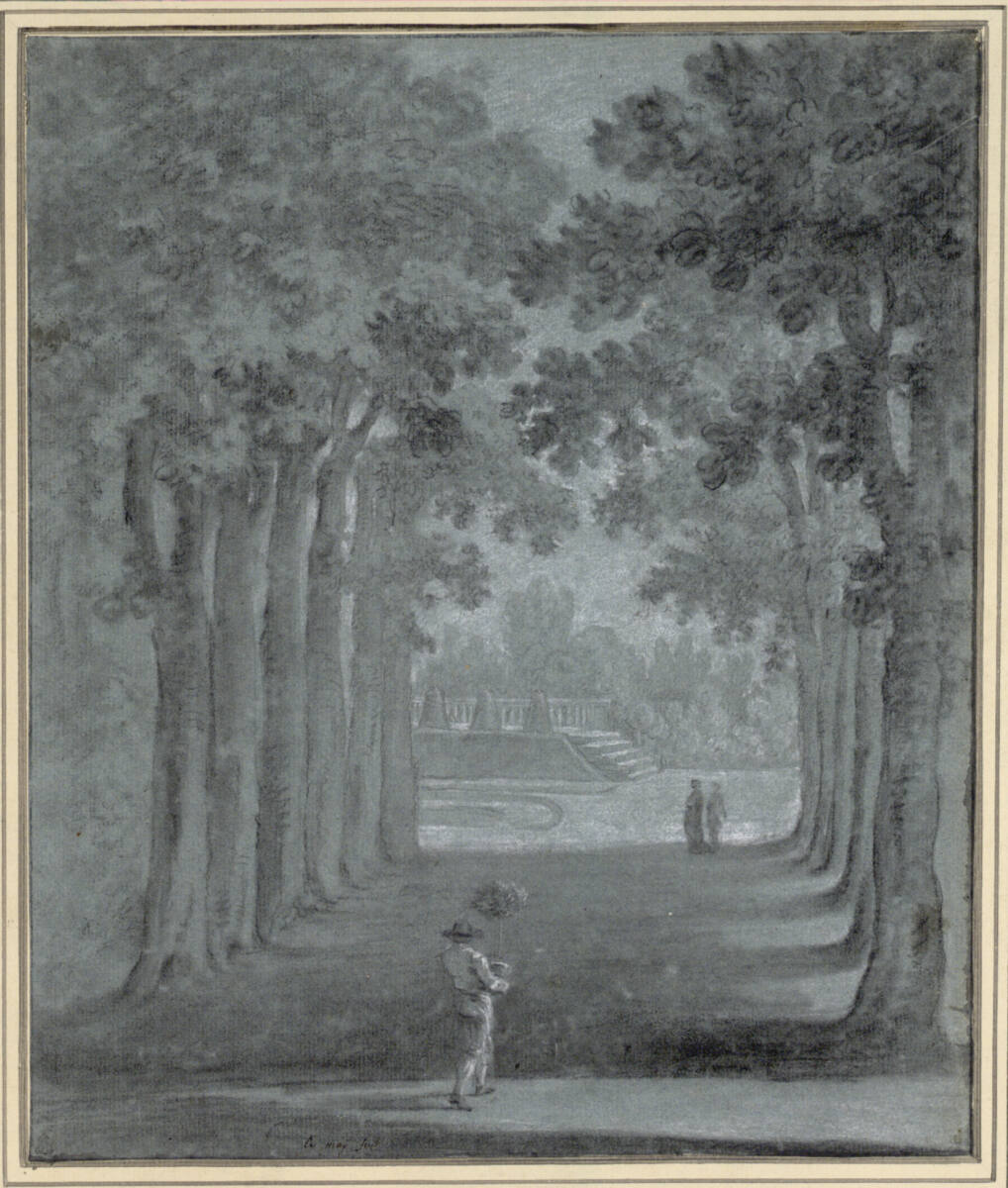 Die Allee eines Schloßparks, OlivierLeMay