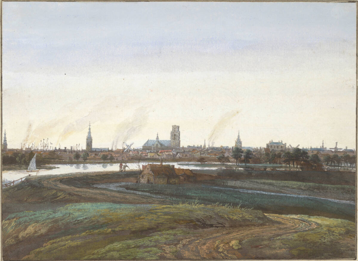 Blick auf Rotterdam von Norden, GerritBattem