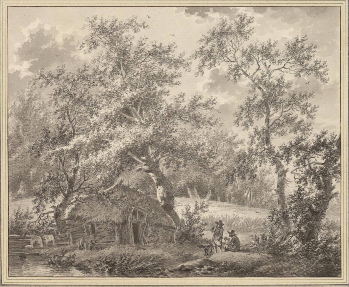 Dirk Jan van der Laen, Hütte am Waldrand, Inv. Nr.: 10921