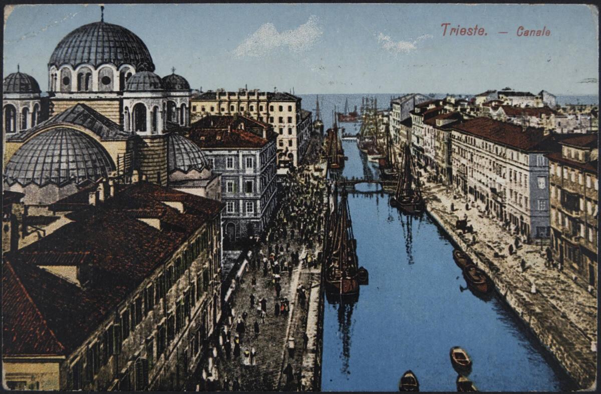 Ansichtskarte von Erwin Osen aus Triest an Egon Schiele vom 19. August 1912, Inv. Nr.: ESA63r