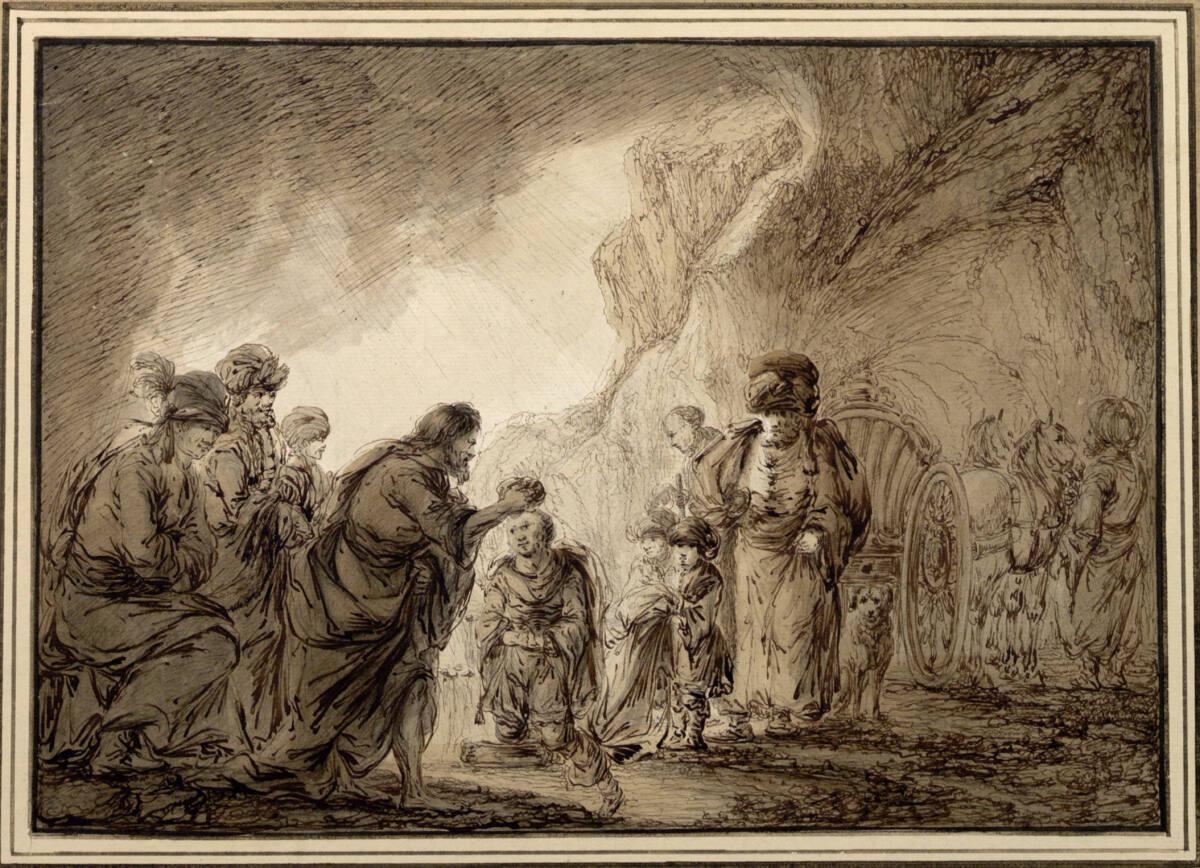 Johann Jakob Schalch, Die Taufe des Kämmerers, Inv. Nr.: 10991