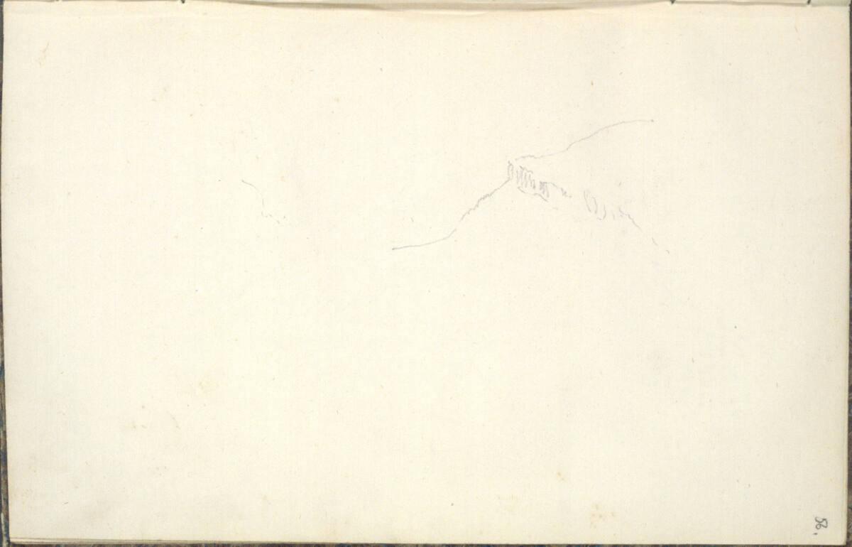 Friedrich Gauermann, Detail zu einer Landschaftsstudie, Inv. Nr.: 25671/56
