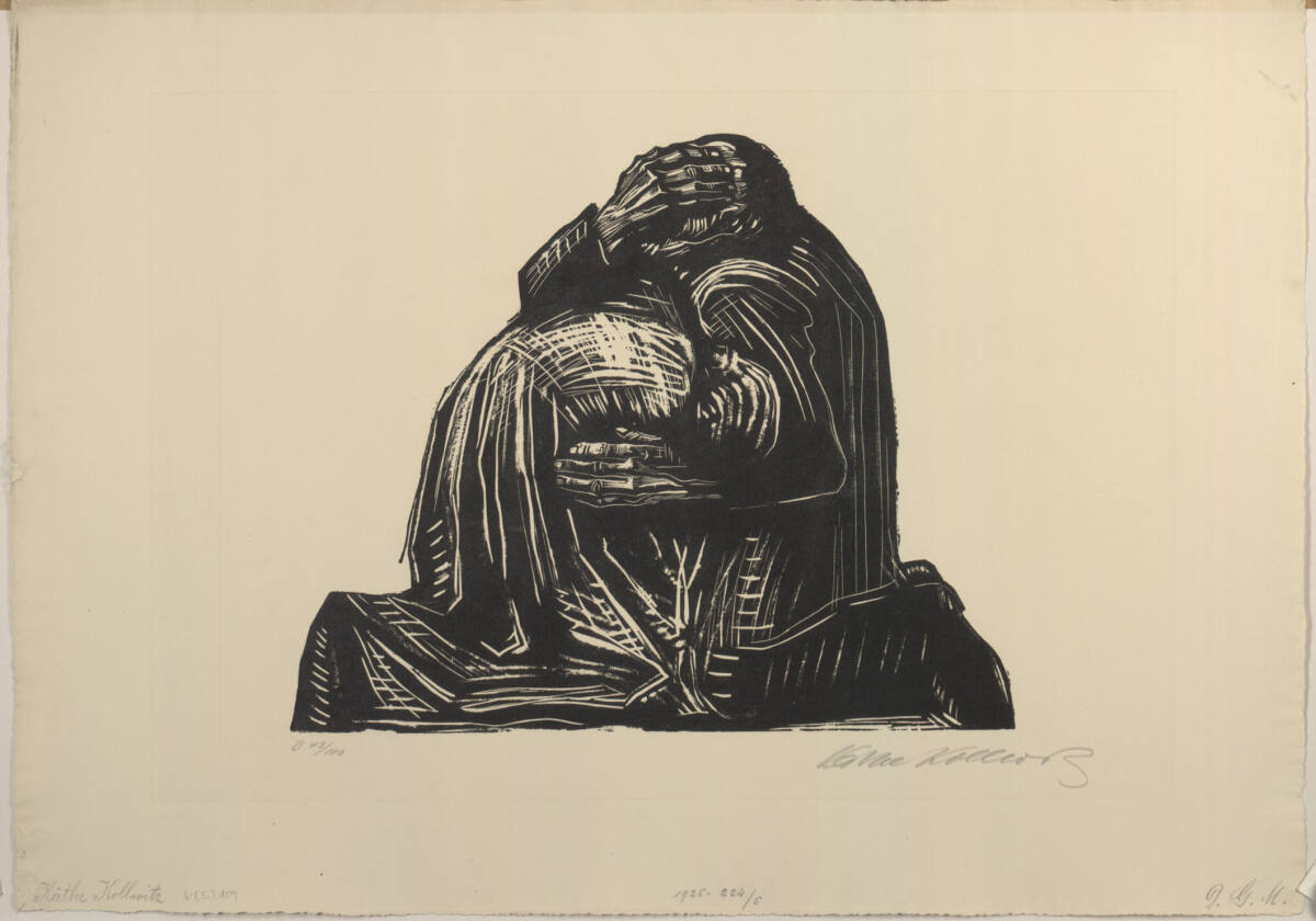 Die Eltern (Krieg, Blatt 3), Käthe Kollwitz, 1921–1922
