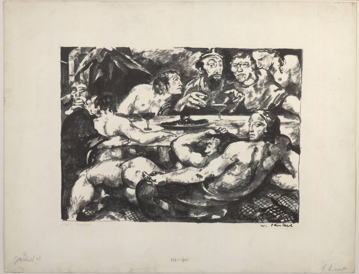 Gastmahl, Willy Jaeckel