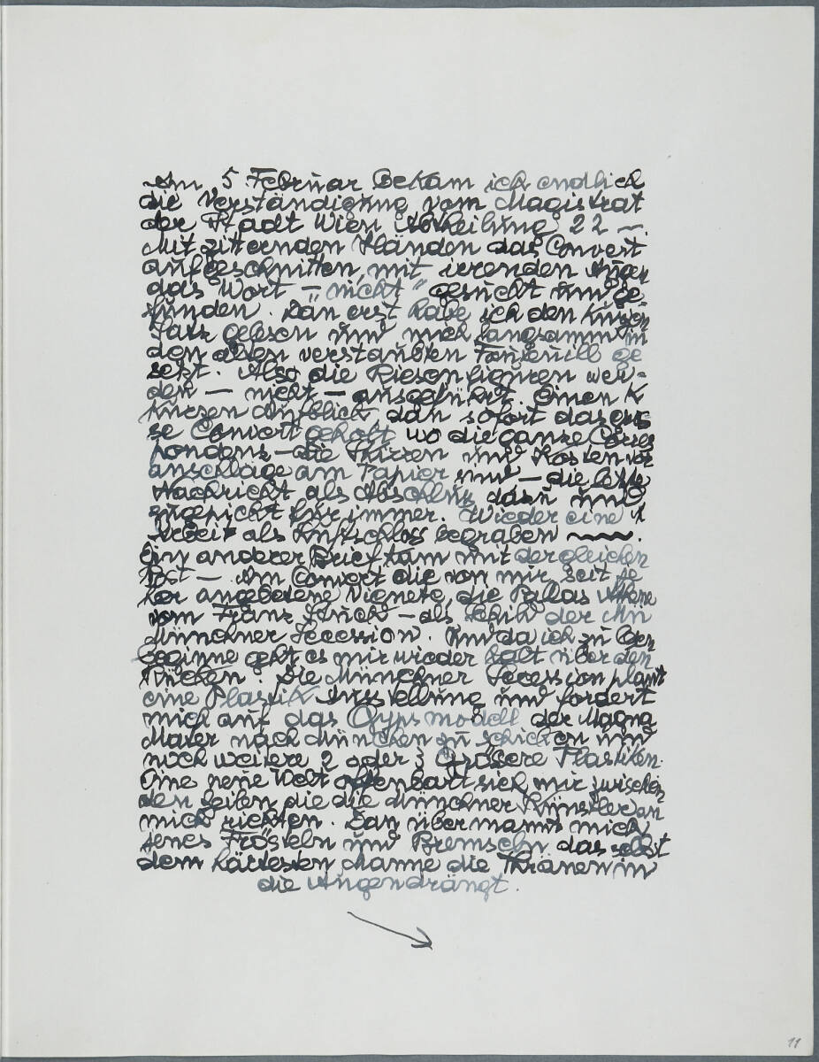 Tagebucheintrag, Anton Hanak