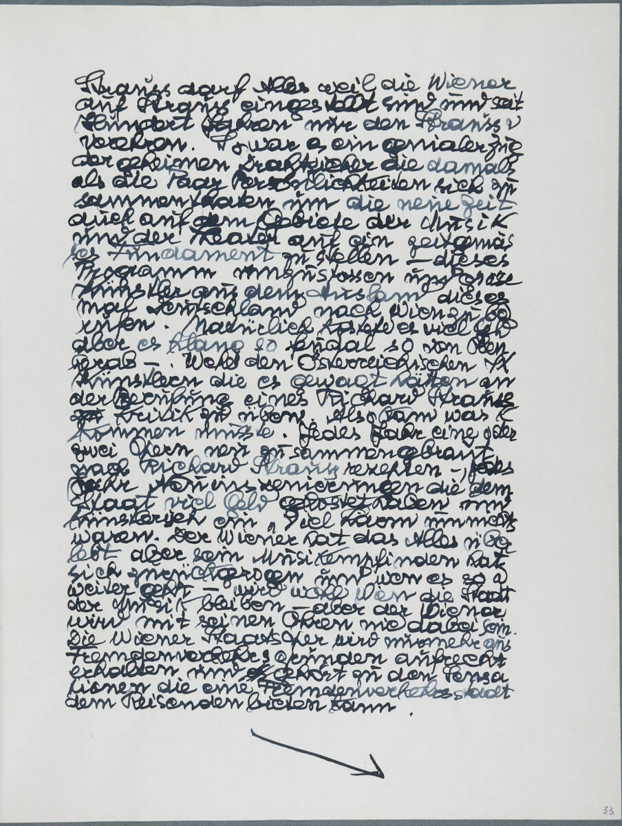 Tagebucheintrag, Anton Hanak