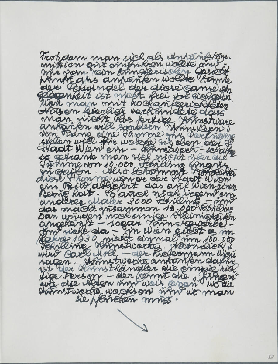 Tagebucheintrag, Anton Hanak