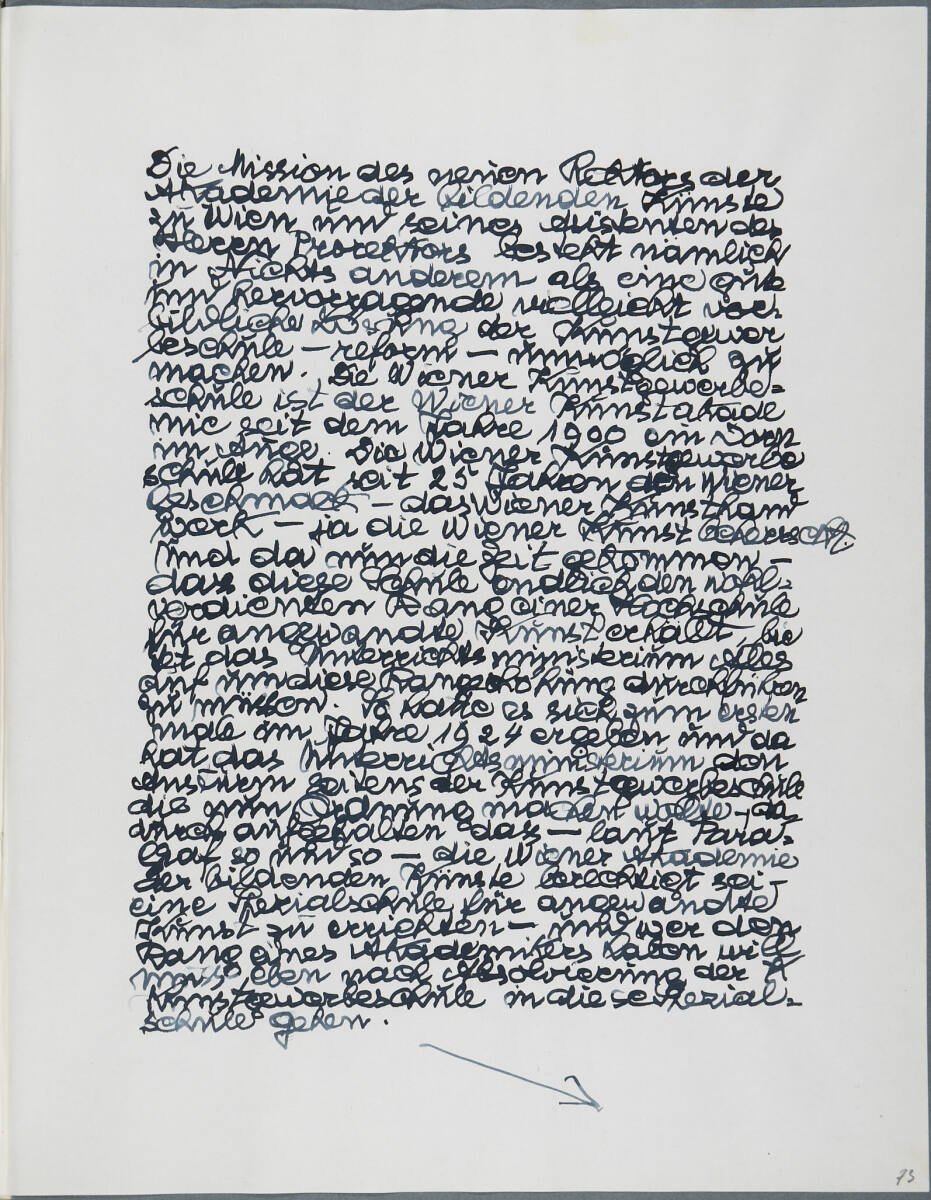 Tagebucheintrag, Anton Hanak