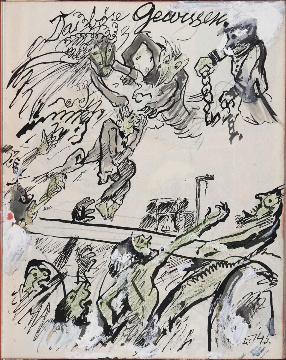 Oskar Laske, "Das böse Gewissen", Inv. Nr.: 35007/11/145